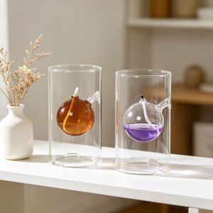 Windproof Glass Oil Lamp